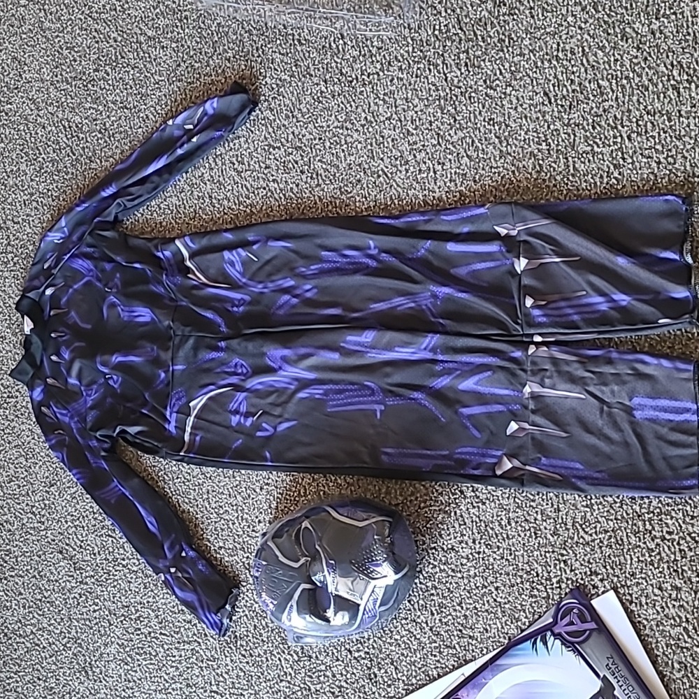 Kids Halloween costume Back Panter - Picture 2 of 5